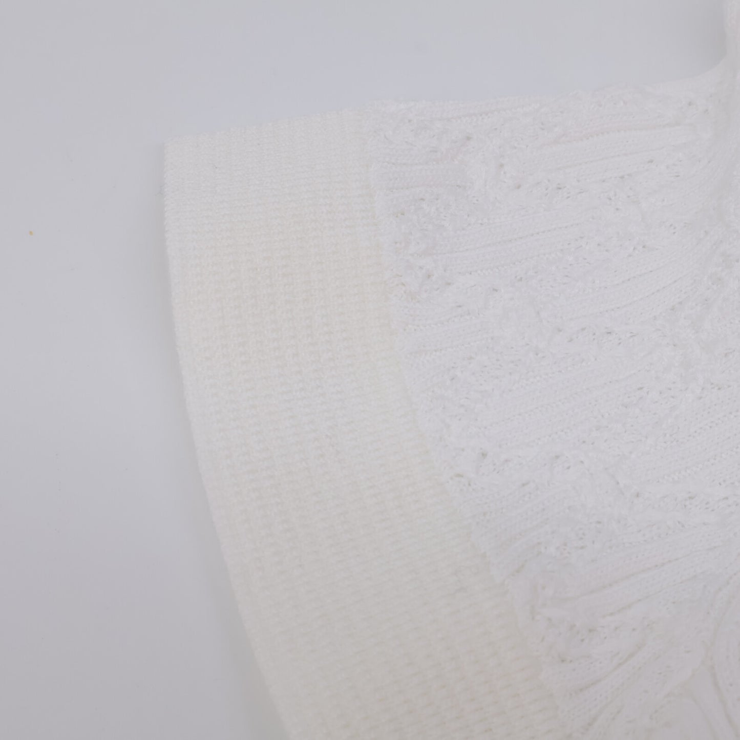 CHANEL シャネル 【国内正規】P62875K48458 ココマークプレート付 ショートスリーブ ニットセーター/ トップス 34