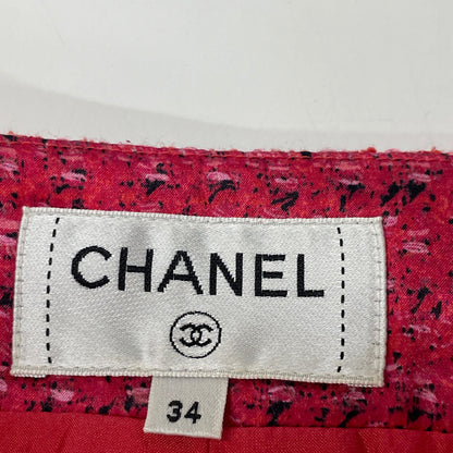 CHANEL シャネル レッド P63260V48641 ツイードショートパンツ ボトムス 34