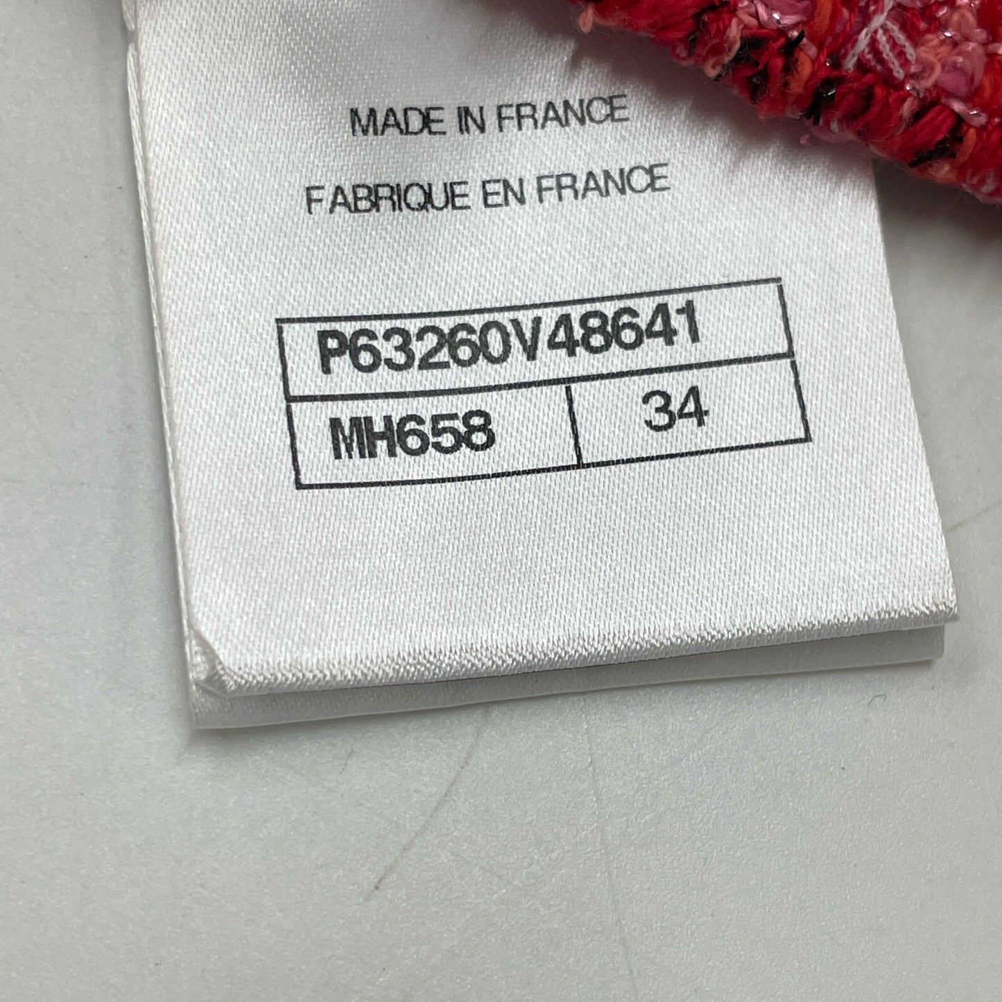 CHANEL シャネル レッド P63260V48641 ツイードショートパンツ ボトムス 34