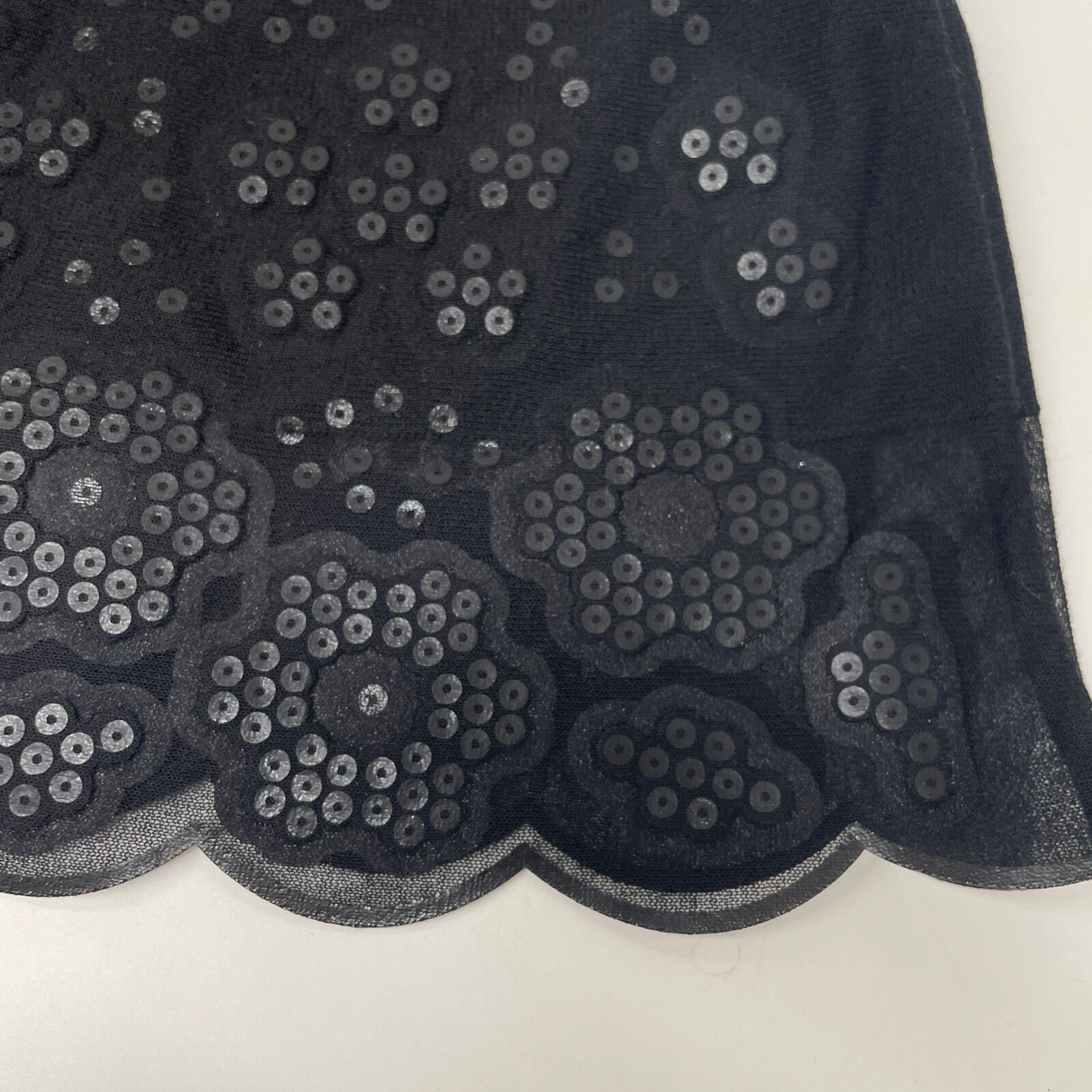 CHANEL シャネル ブラック P56206K07337 スパンコールスカート スカート 38