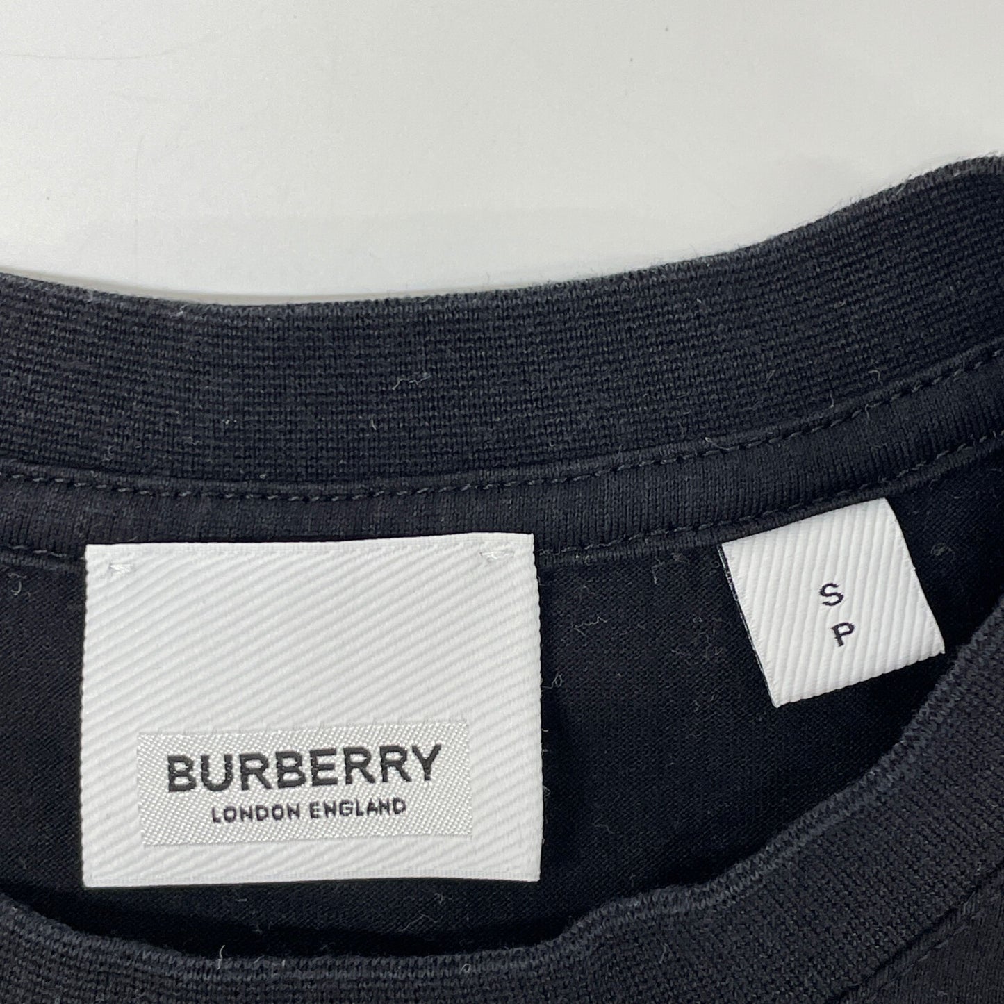BURBERRY バーバリー ﾌﾞﾗｯｸ 8036024 ﾛｺﾞ半袖Tｼｬﾂ トップス S