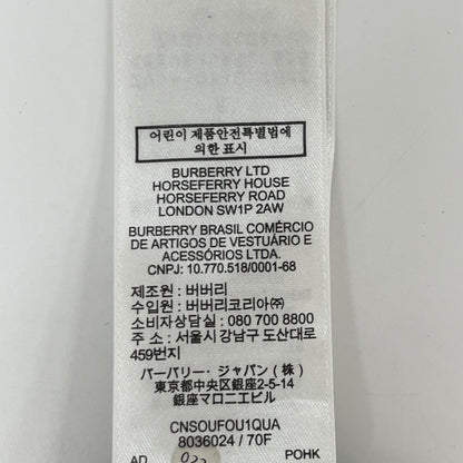 BURBERRY バーバリー ﾌﾞﾗｯｸ 8036024 ﾛｺﾞ半袖Tｼｬﾂ トップス S