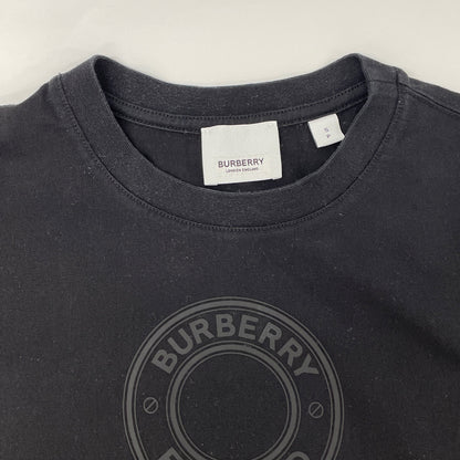 BURBERRY バーバリー ﾌﾞﾗｯｸ 8036024 ﾛｺﾞ半袖Tｼｬﾂ トップス S