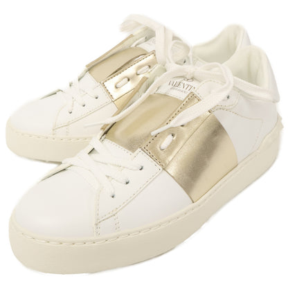 Valentino Garavani ヴァレンティノガラヴァーニ 【新品同様】オープン スタッズ ロートップ シューズ 36