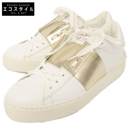 Valentino Garavani ヴァレンティノガラヴァーニ 【新品同様】オープン スタッズ ロートップ シューズ 36