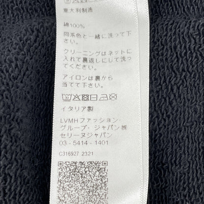 CELINE セリーヌ ﾌﾞﾗｯｸ ﾊﾞｯｸﾛｺﾞ ｽｳｪｯﾄｶｰﾃﾞｨｶﾞﾝ トップス L