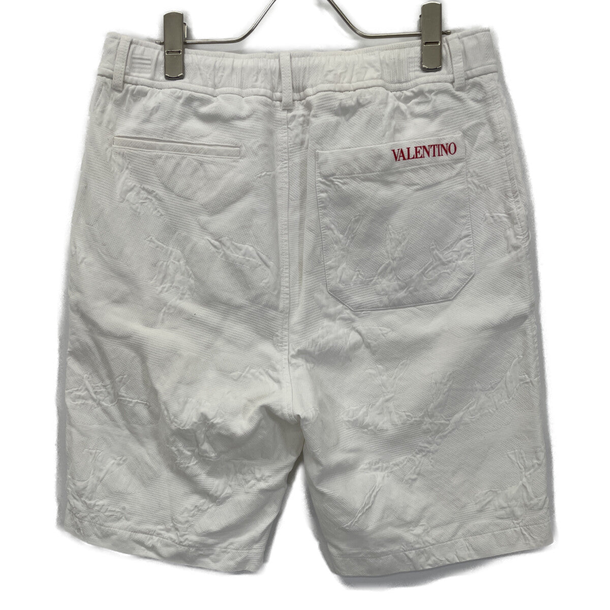 VALENTINO ヴァレンティノ ﾎﾜｲﾄ ｶﾓﾌﾗｰｼﾞｭﾊﾞﾐｭｰﾀﾞﾊﾟﾝﾂ ボトムス 46