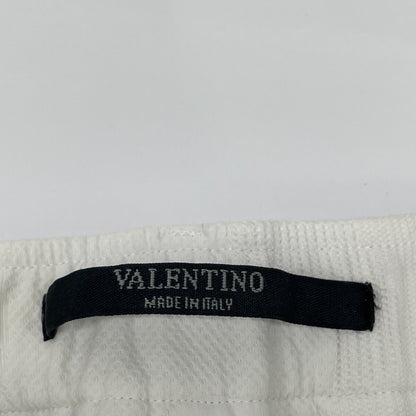 VALENTINO ヴァレンティノ ﾎﾜｲﾄ ｶﾓﾌﾗｰｼﾞｭﾊﾞﾐｭｰﾀﾞﾊﾟﾝﾂ ボトムス 46