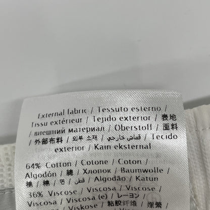 VALENTINO ヴァレンティノ ﾎﾜｲﾄ ｶﾓﾌﾗｰｼﾞｭﾊﾞﾐｭｰﾀﾞﾊﾟﾝﾂ ボトムス 46