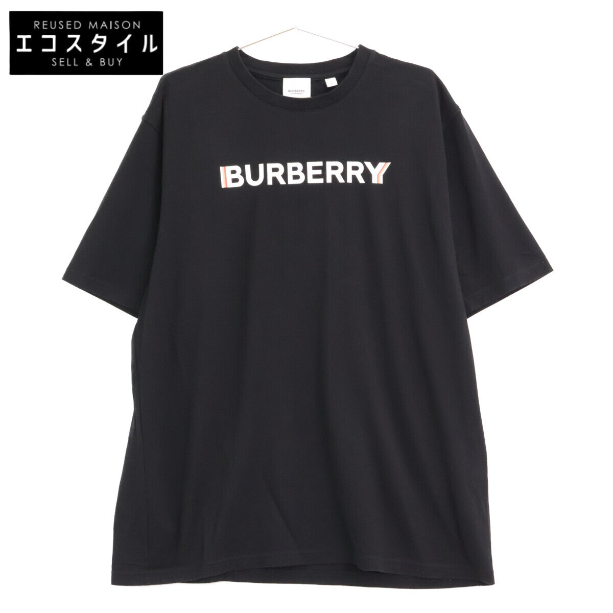 BURBERRY バーバリー ﾌﾞﾗｯｸ 8053010 ｺｯﾄﾝ Tｼｬﾂ トップス L
