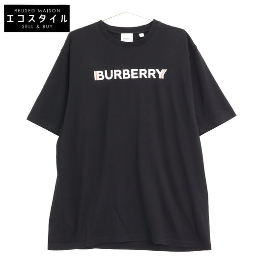 BURBERRY バーバリー ﾌﾞﾗｯｸ 8053010 ｺｯﾄﾝ Tｼｬﾂ トップス L