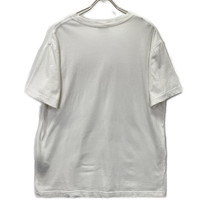 DIOR ディオール ﾎﾜｲﾄ×ﾋﾟﾝｸ ﾛｺﾞ 半袖Tｼｬﾂ　24ss トップス L