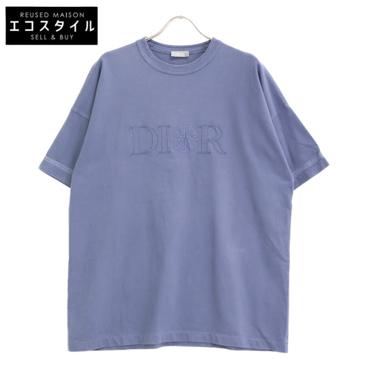 DIOR ディオール 【×STONE ISLAND】 ﾌﾞﾙｰ ﾛｺﾞ 半袖Tｼｬﾂ トップス M