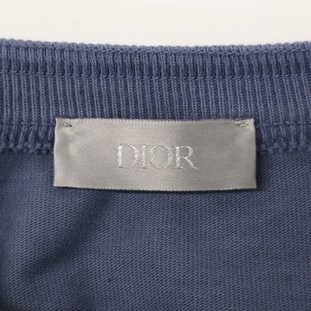 DIOR ディオール 【×STONE ISLAND】 ﾌﾞﾙｰ ﾛｺﾞ 半袖Tｼｬﾂ トップス M