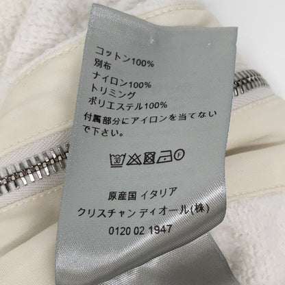 Dior HOMME ディオールオム 【×SACAI】ホワイト ロゴ スウェットシャツ トップス L