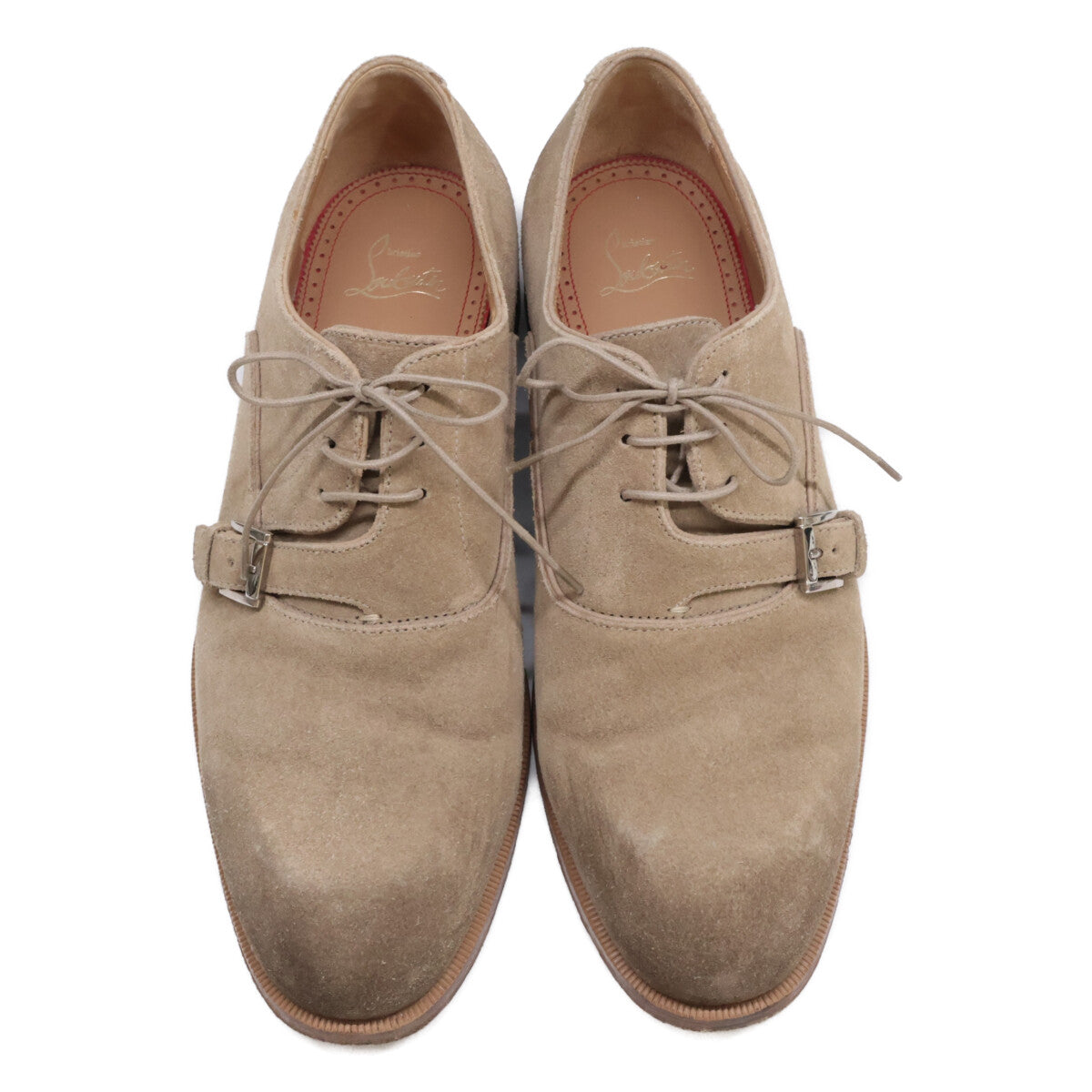 Christian Louboutin クリスチャンルブタン スエード プレーントゥ シューズ シューズ 41