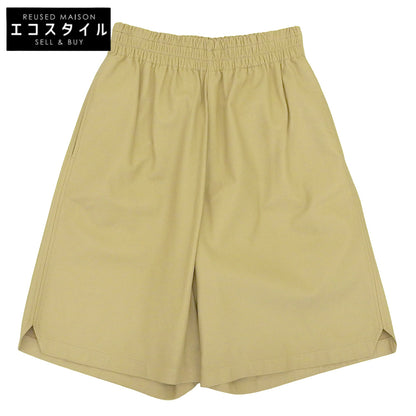 BOTTEGA VENETA ボッテガヴェネタ 美品 レザーショーツ ボトムス メンズ イエロー XS 633447 22年 ボトムス XS