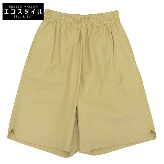 BOTTEGA VENETA ボッテガヴェネタ 美品 レザーショーツ ボトムス メンズ イエロー XS 633447 22年 ボトムス XS