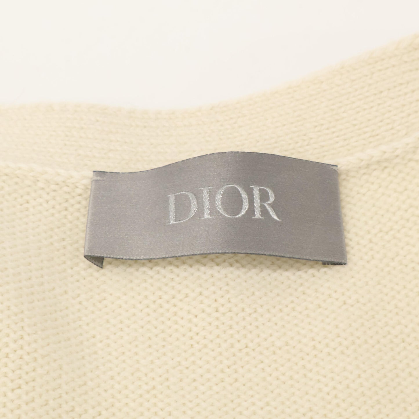 DIOR ディオール 【国内正規】443M204AT879 ウールｘアルパカ ニットカーディガン/ トップス L