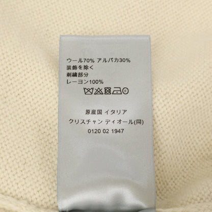 DIOR ディオール 【国内正規】443M204AT879 ウールｘアルパカ ニットカーディガン/ トップス L
