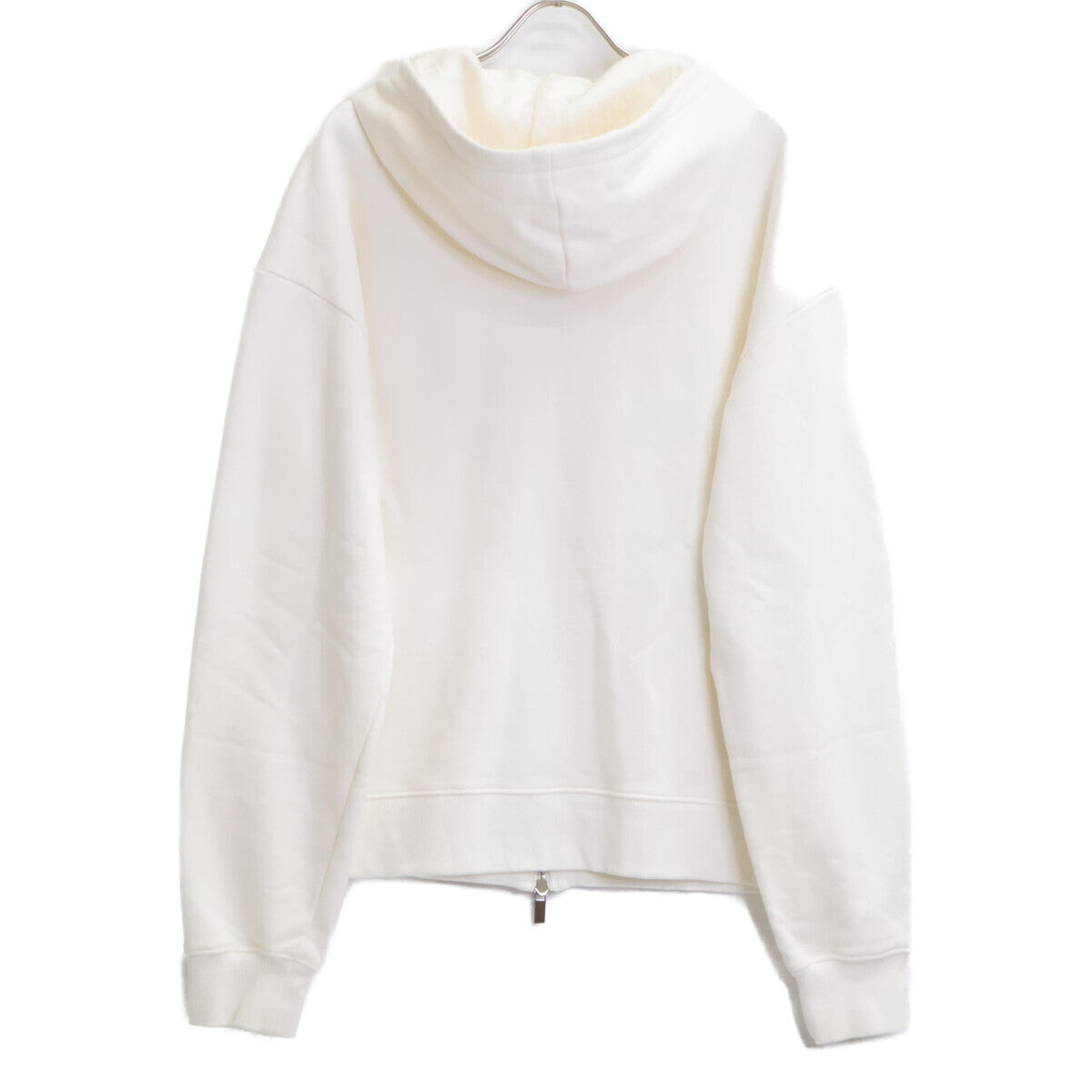 DIOR ディオール ﾎﾜｲﾄ 293J650A0531 ｺｯﾄﾝ×ｼﾙｸ ｼﾞｯﾌﾟｱｯﾌﾟﾊﾟｰｶｰ トップス L