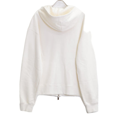 DIOR ディオール ﾎﾜｲﾄ 293J650A0531 ｺｯﾄﾝ×ｼﾙｸ ｼﾞｯﾌﾟｱｯﾌﾟﾊﾟｰｶｰ トップス L