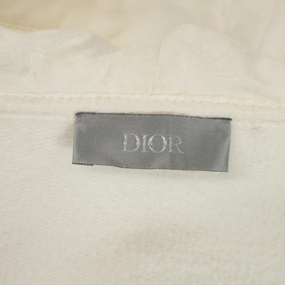 DIOR ディオール ﾎﾜｲﾄ 293J650A0531 ｺｯﾄﾝ×ｼﾙｸ ｼﾞｯﾌﾟｱｯﾌﾟﾊﾟｰｶｰ トップス L