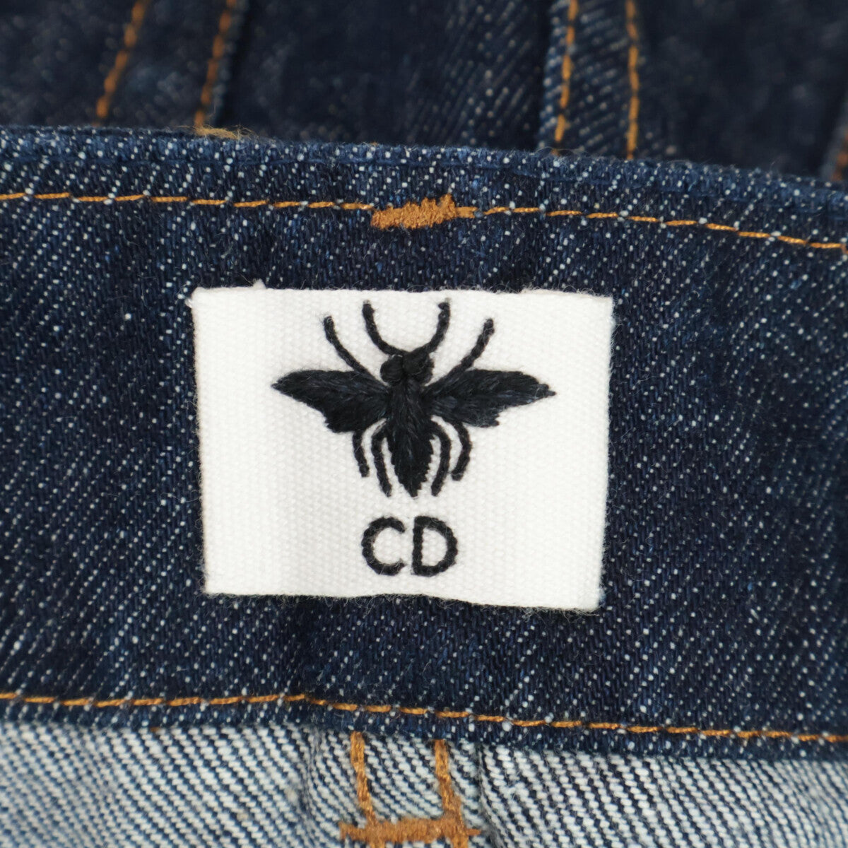 Christian Dior クリスチャンディオール ｲﾝﾃﾞｨｺﾞ 222J17A3524 ﾍﾞﾙﾄ付き ﾐﾆﾃﾞﾆﾑｽｶｰﾄ スカート 40