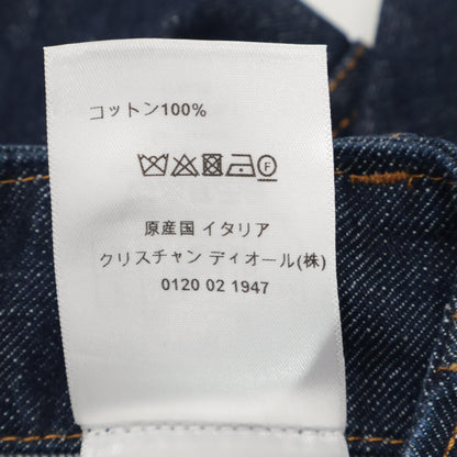 Christian Dior クリスチャンディオール ｲﾝﾃﾞｨｺﾞ 222J17A3524 ﾍﾞﾙﾄ付き ﾐﾆﾃﾞﾆﾑｽｶｰﾄ スカート 40