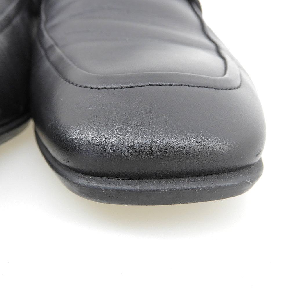 Salvatore Ferragamo サルヴァトーレフェラガモ ガンチーニ ローファー シューズ メンズ レザー ブラック 8 1/2 2E 65482 シューズ 8 1/2 2E