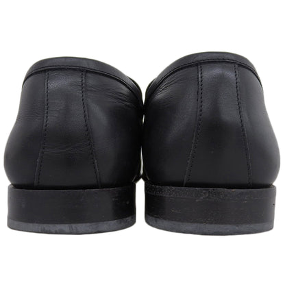 Salvatore Ferragamo サルヴァトーレフェラガモ ガンチーニ レザー ローファー シューズ メンズ ブラック 8.5 91254 シューズ 8 1/2