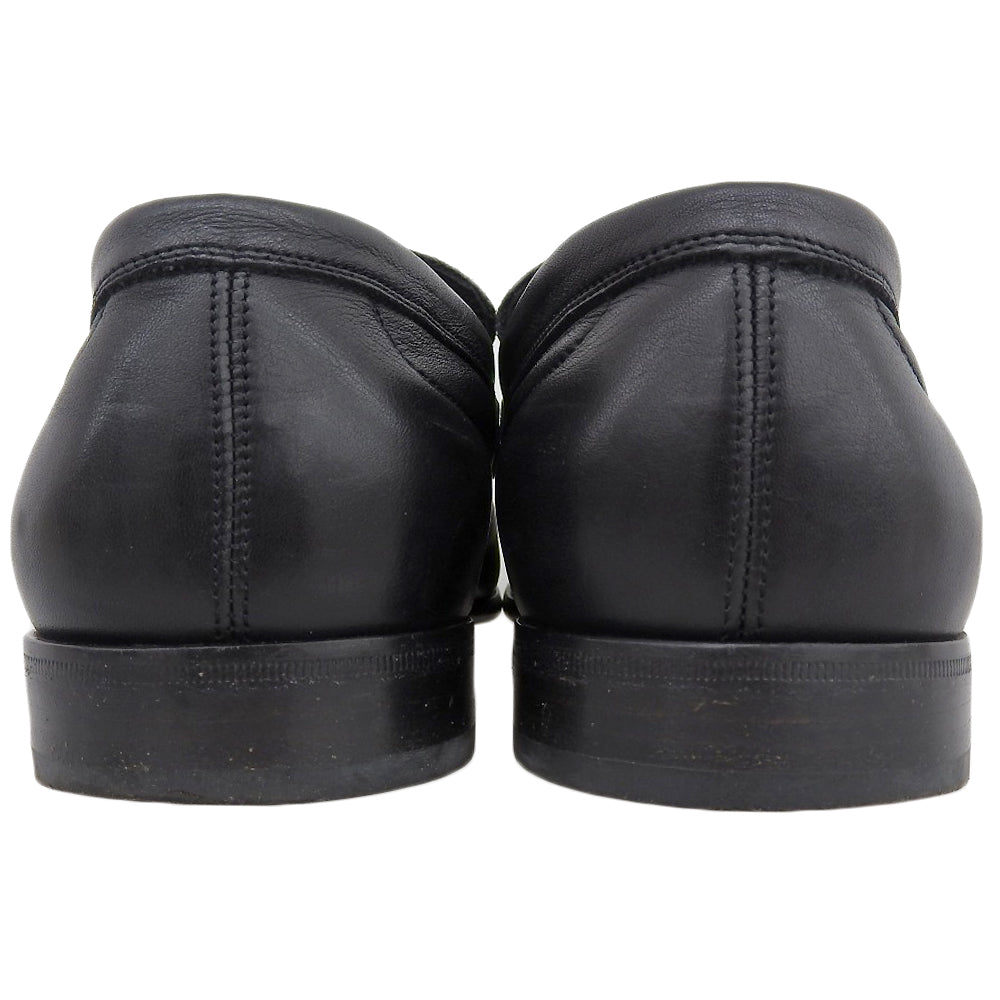 Salvatore Ferragamo サルヴァトーレフェラガモ レザー ローファー シューズ メンズ ブラック 8 1/2 EE UG59738 シューズ 8.5