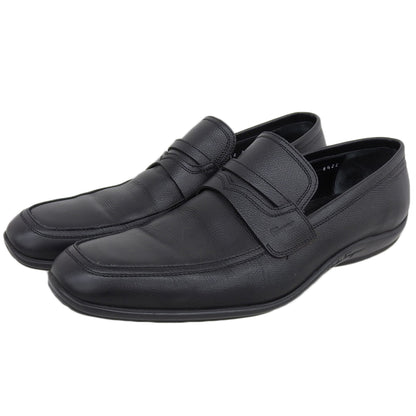 Salvatore Ferragamo サルヴァトーレフェラガモ レザー ローファー シューズ メンズ ブラック 8.5 81814 シューズ 8 1/2