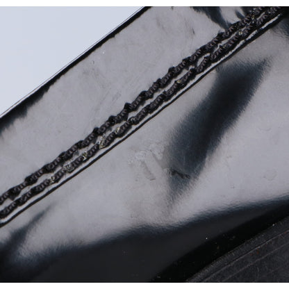 CHANEL シャネル G37430 メタルロゴ パテントレザー ローファー シューズ 37C