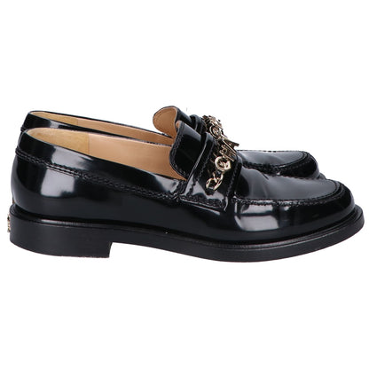 CHANEL シャネル G37430 メタルロゴ パテントレザー ローファー シューズ 37C