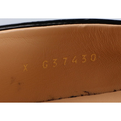 CHANEL シャネル G37430 メタルロゴ パテントレザー ローファー シューズ 37C