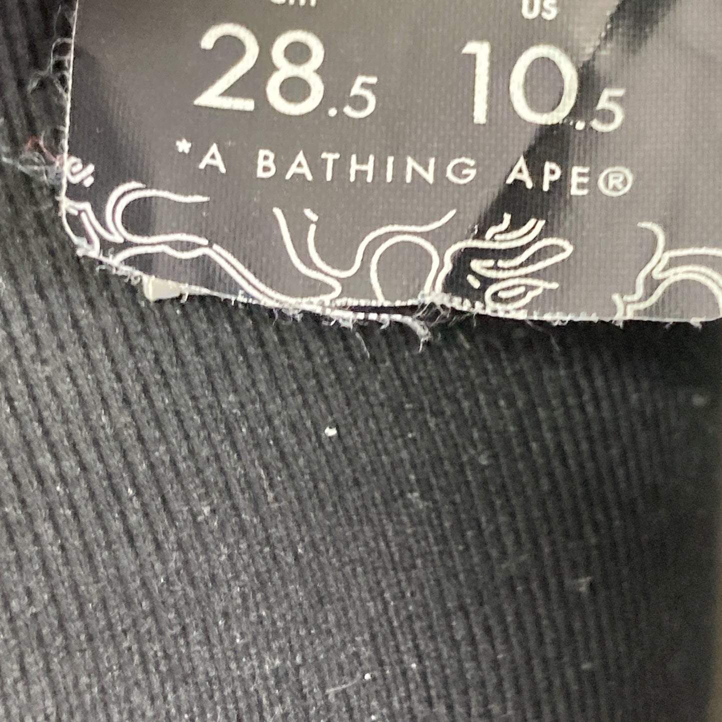 A BATHING APE アベイシングエイプ スエード ワーク シューズ 28.5