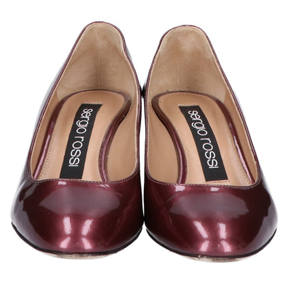 Sergio Rossi セルジオロッシ 【美品】5253 パテント チャンキーヒール シューズ 36