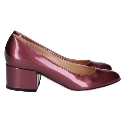 Sergio Rossi セルジオロッシ 【美品】5253 パテント チャンキーヒール シューズ 36