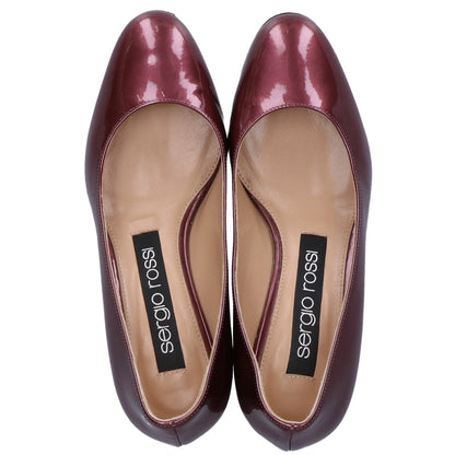 Sergio Rossi セルジオロッシ 【美品】5253 パテント チャンキーヒール シューズ 36