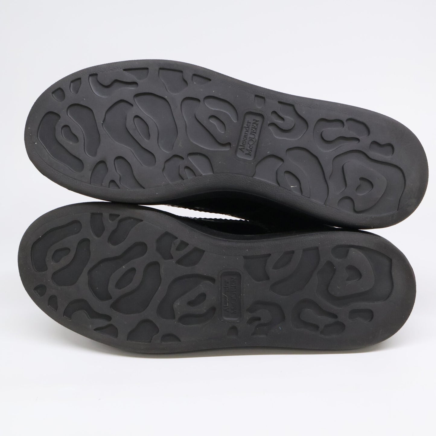 Alexander McQueen アレキサンダーマックイーン 【美品】586402 レザー メダリオン レースアップ ブーツ シューズ 38E