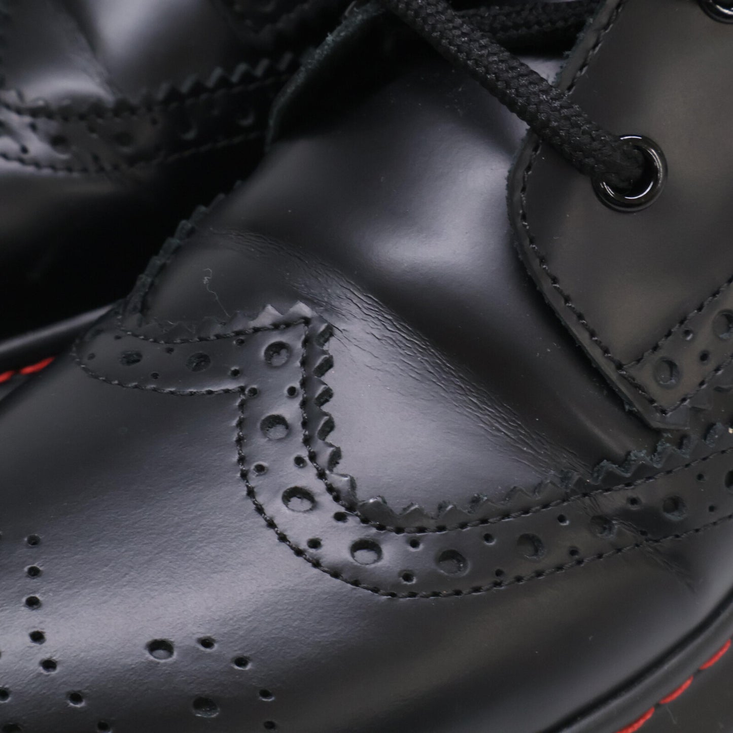 Alexander McQueen アレキサンダーマックイーン 【美品】586402 レザー メダリオン レースアップ ブーツ シューズ 38E