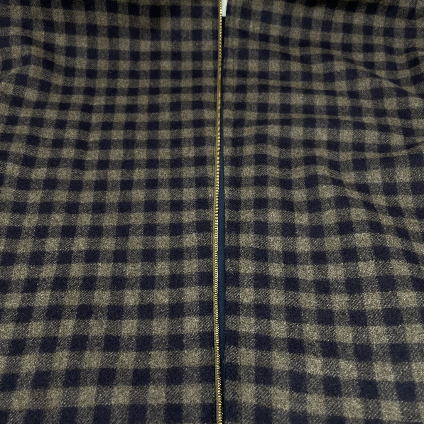 DRAWER ドゥロワー 【美品】6526-299-0523 チェック ウール ワンピース 36