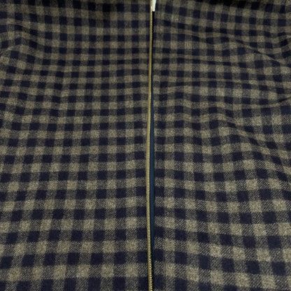 DRAWER ドゥロワー 【美品】6526-299-0523 チェック ウール ワンピース 36