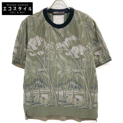 sacai サカイ ×SUNSURF カーキ 20-02193M 総柄トップス トップス 3