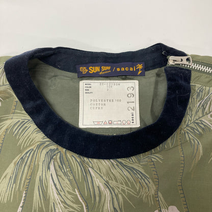 sacai サカイ ×SUNSURF カーキ 20-02193M 総柄トップス トップス 3