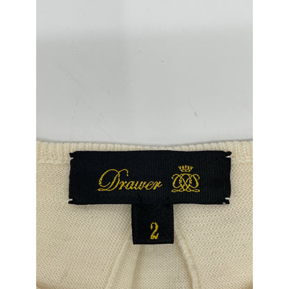 DRAWER ドゥロワー アイボリー　ニット トップス 2