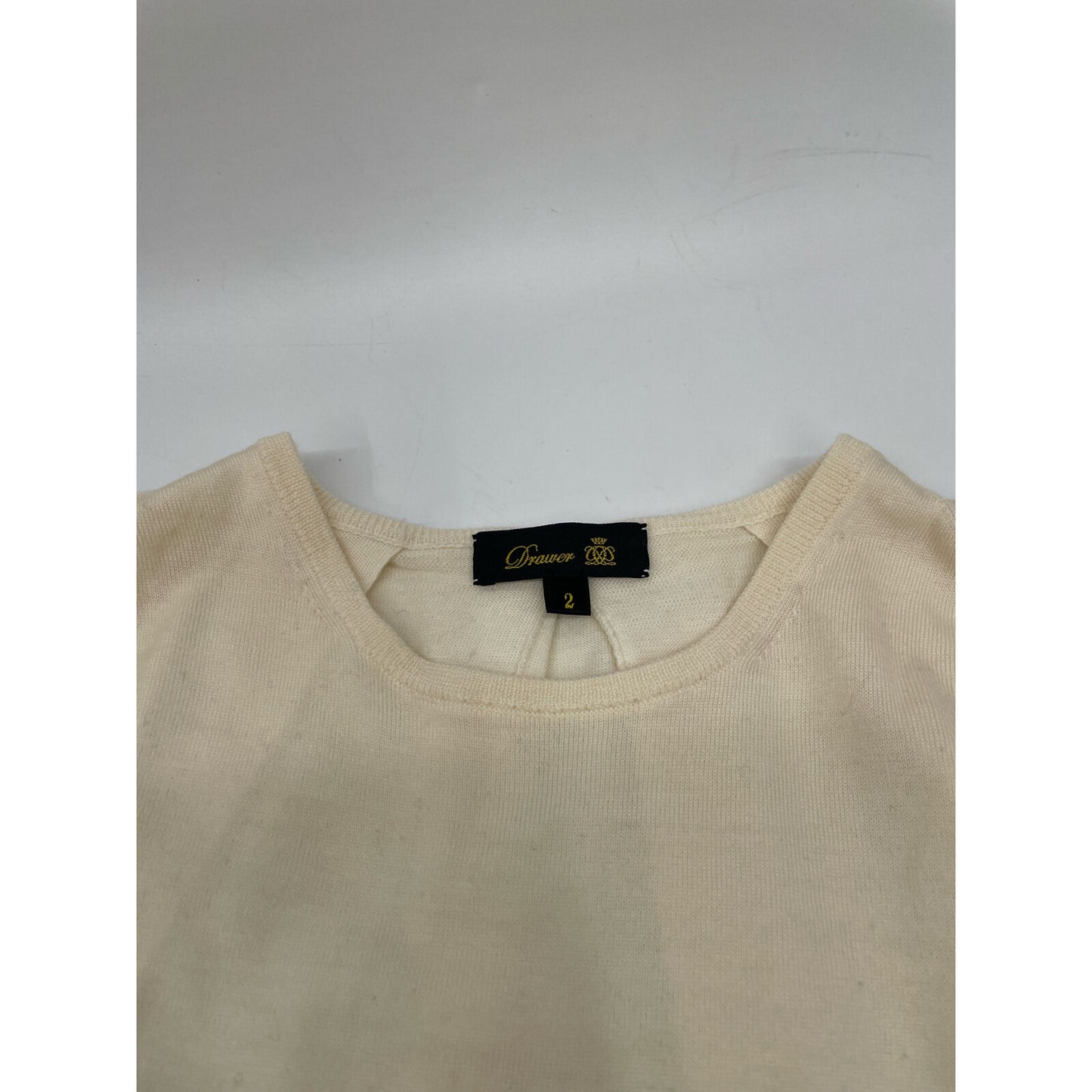DRAWER ドゥロワー アイボリー　ニット トップス 2