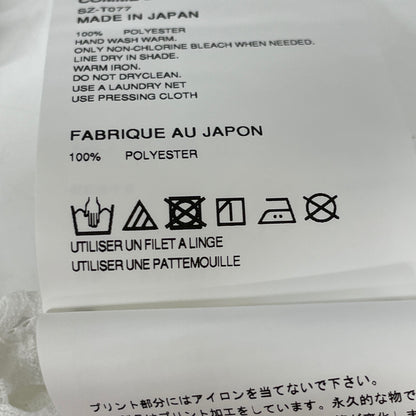 CDG シーディージー 24SS 白 ｵｰﾊﾞｰｻｲｽﾞ ﾒｯｼｭTｼｬﾂ トップス S