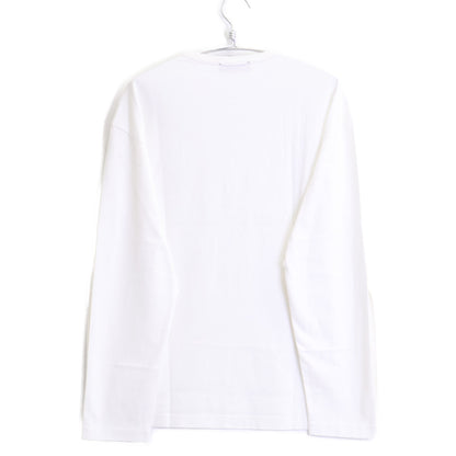 CABaN キャバン 白 ﾄﾞﾗｲｽﾋﾞﾝｺｯﾄﾝ 長袖ﾙｰｽﾞﾌｨｯﾄTｼｬﾂ トップス L